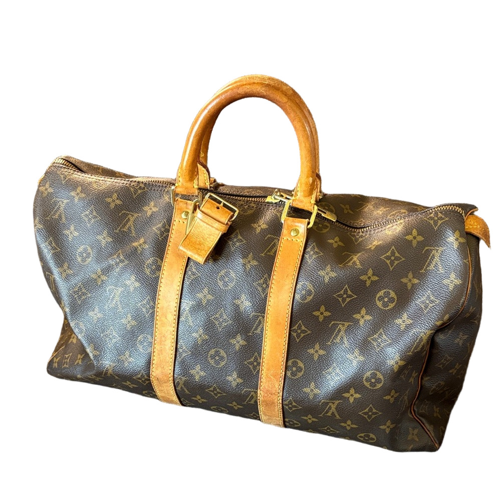Louis Vuitton Keepal 50 Monogram Travel Bag Duffel